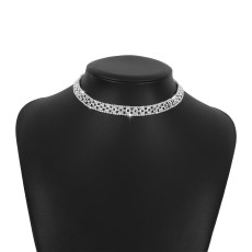 Diamond neck chain, metal minimalist feng shui diamond claw chain, necklace accessory