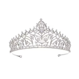 Alloy Crystal Crown Wedding Ball Party Bridal Crown