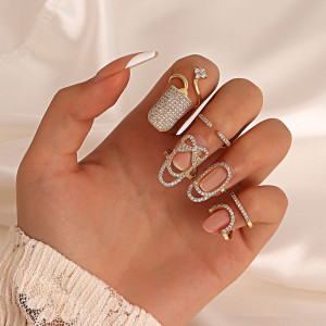 Nail Ring Nail Art Set Fashionable and Simple Joint Nail Ring
