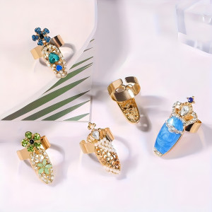 Nail Ring Nail Art Set Fashionable and Simple Joint Nail Ring