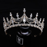 Alloy Crystal Crown Wedding Ball Party Bridal Crown