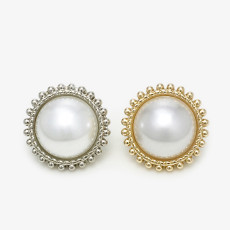 20MM Metal  Pearl snap button charms