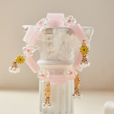 Beaded Tulip Daisy Elastic Bracelet