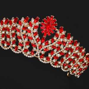 Alloy Crystal Crown Wedding Ball Party Bridal Crown