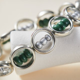 Christmas bead Christmas tree alloy elastic bracelet