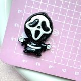 20MM Cute cartoon Halloween Pumpkin Ghost  Resin snap button charms