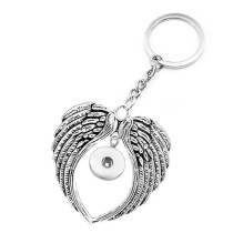Alloy Christmas Tree Seahorse Starfish Elephant Love Wings Dragonfly Keychain fit  20MM Snaps button jewelry wholesale