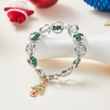 Christmas bead Christmas tree alloy elastic bracelet