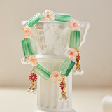 Beaded Tulip Daisy Elastic Bracelet