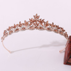 Alloy Crystal Crown Wedding Ball Party Bridal Crown