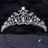 Alloy Crystal Crown Wedding Ball Party Bridal Crown
