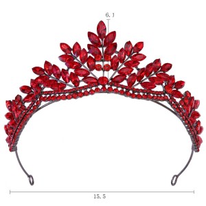 Alloy Crystal Crown Wedding Ball Party Bridal Crown