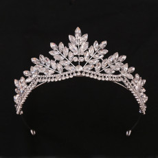 Alloy Crystal Crown Wedding Ball Party Bridal Crown