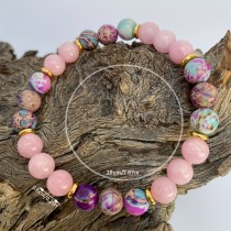 Emperor Stone Powder Crystal Bracelet Natural Gemstone Bracelet
