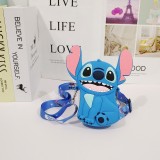 Children's bag, Stitch shoulder bag, coin purse, cute cartoon silicone bag