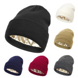 Autumn and winter hats, protective hairstyles, warm knitting, polyester hats, woolen hats