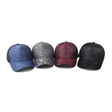 Thousand bird grid diamond grid baseball cap duckbill cap hat