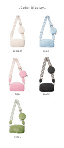 PU multifunctional mother and child bag, mobile phone bag, shoulder bag, horizontal mobile phone shoulder bag, coin purse