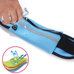 Water bottle waist bag, outdoor sports waist bag, fitness running waist bag, waterproof and anti-theft mobile phone waist bag, close fitting riding bag