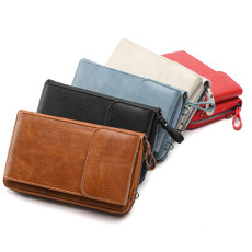 PU wallet shoulder crossbody bag multifunctional mobile phone bag