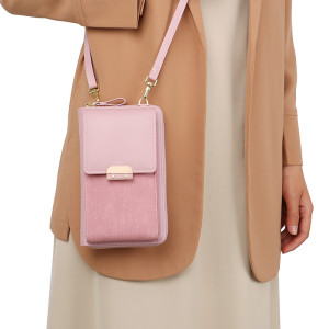 PU wallet shoulder crossbody bag multifunctional mobile phone bag