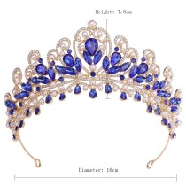 Alloy Crystal Crown Wedding Ball Party Bridal Crown