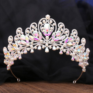 Alloy Crystal Crown Wedding Ball Party Bridal Crown
