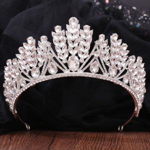 Alloy Crystal Crown Wedding Ball Party Bridal Crown