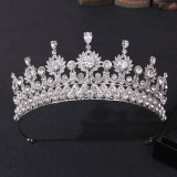 Alloy Crystal Crown Wedding Ball Party Bridal Crown