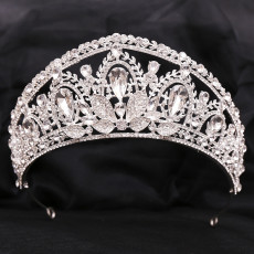 Alloy Crystal Crown Wedding Ball Party Bridal Crown