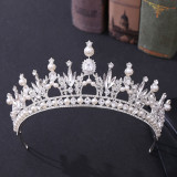 Alloy Crystal Crown Wedding Ball Party Bridal Crown