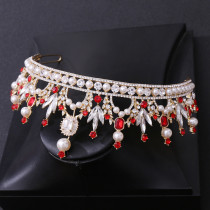 Alloy Crystal Crown Wedding Ball Party Bridal Crown