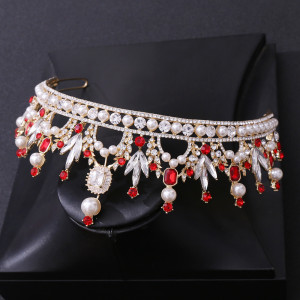 Alloy Crystal Crown Wedding Ball Party Bridal Crown