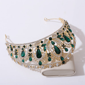 Alloy Crystal Crown Wedding Ball Party Bridal Crown