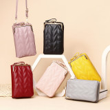 PU wallet shoulder crossbody bag multifunctional mobile phone bag