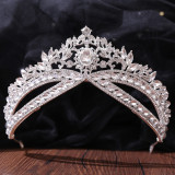 Alloy Crystal Crown Wedding Ball Party Bridal Crown