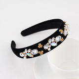 Baroque sponge full diamond  headband hair accessories