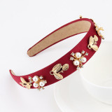 Baroque sponge full diamond  headband hair accessories
