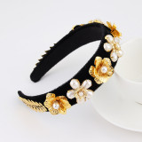 Baroque sponge full diamond  headband hair accessories