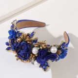 Baroque sponge full diamond  headband hair accessories