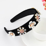 Baroque sponge full diamond  headband hair accessories