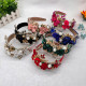 Baroque sponge full diamond  headband hair accessories