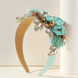 Baroque sponge full diamond  headband hair accessories
