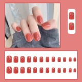 Handmade wearable nail art with silver glitter butterfly nail patches and wearable nail patches (including glue)