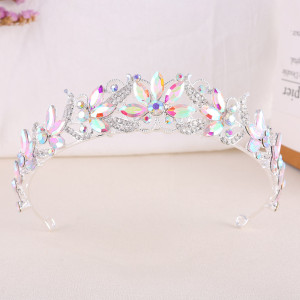 Alloy Crystal Crown Wedding Ball Party Bridal Crown