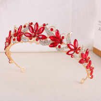 Alloy Crystal Crown Wedding Ball Party Bridal Crown