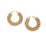 Stainless steel personalized mesh earrings