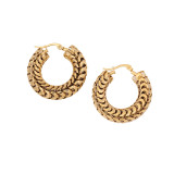 Stainless steel personalized mesh earrings
