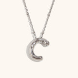 Stainless steel party balloon English pendant necklace