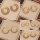 Stainless steel personalized mesh earrings